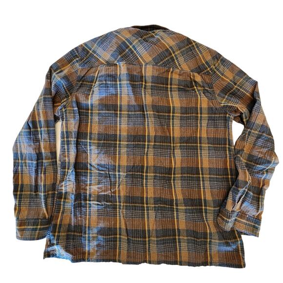 Toad & Co Men's Plaid Flannel Button Up SZ XL Organic Cotton - Picture 2 of 9